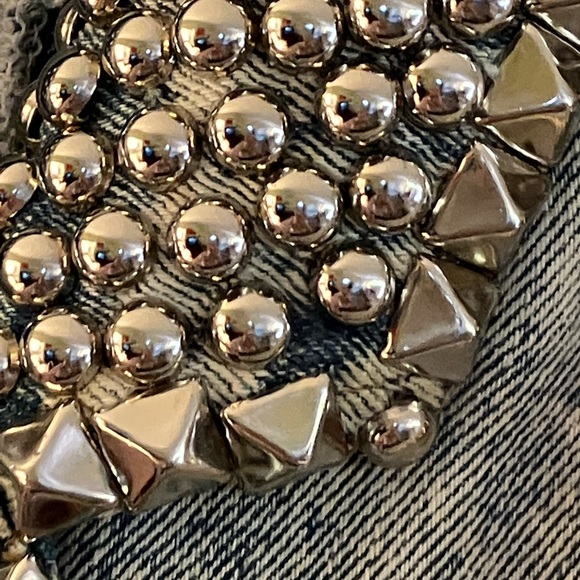 Women’s Studded Jean Jacket 1980s - Picture 11 of 13